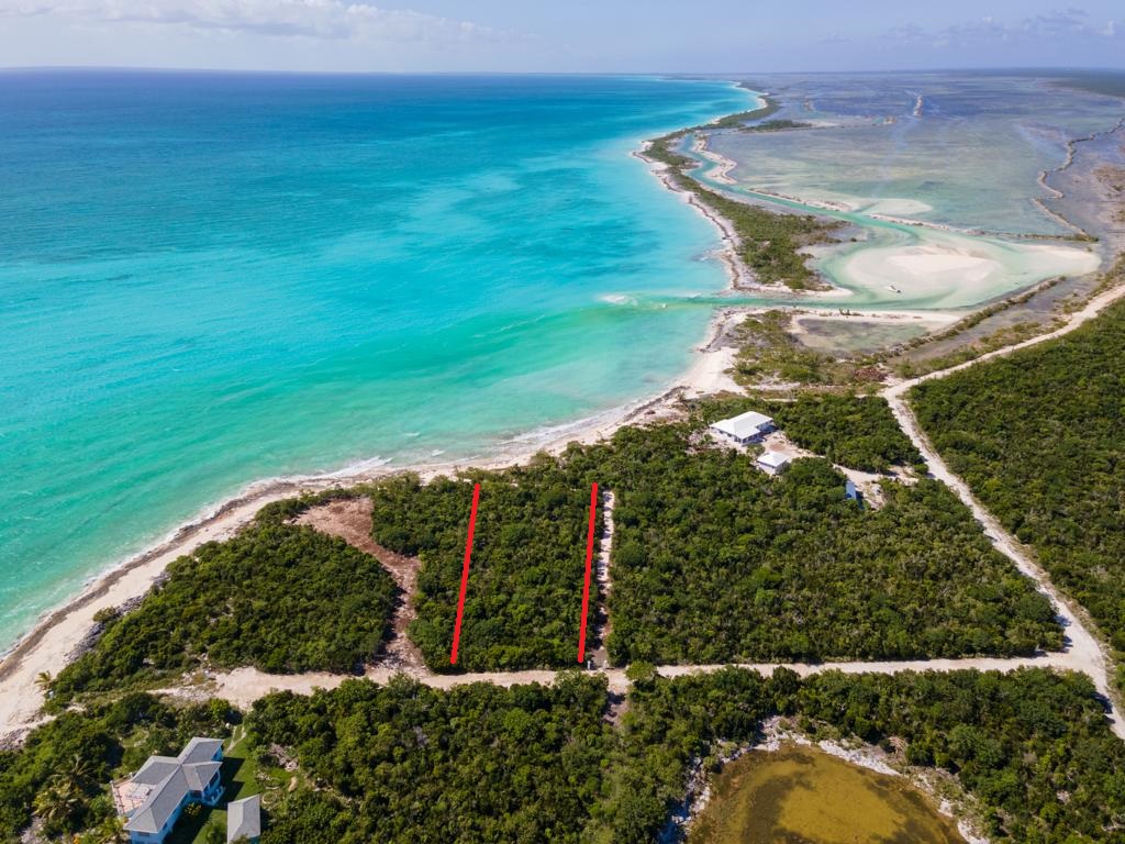 Lot 2 Aerial View — Cabbage Point, Long Island Bahamas