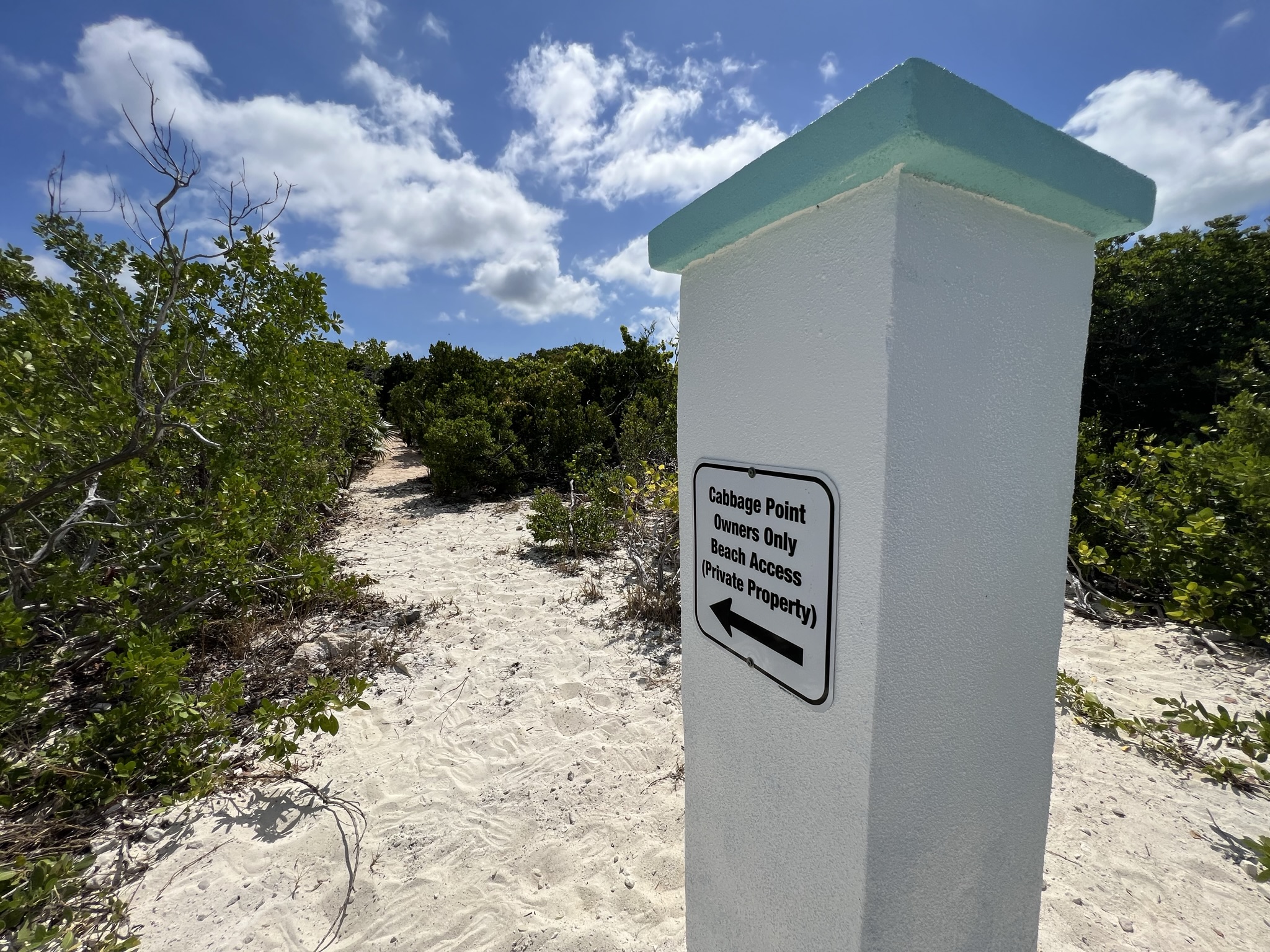Beach Access Path at Cabbage Point